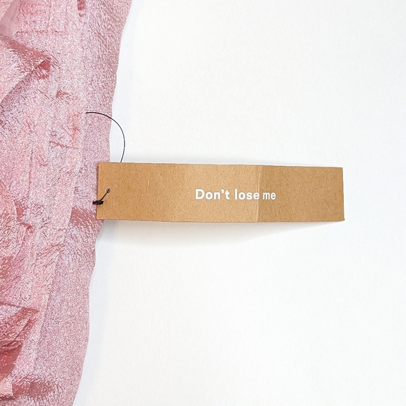 Reformation Carlow Two Piece Dress Crop Top Skirt Set Soft Pink 0 NEW - Picture 9 of 9